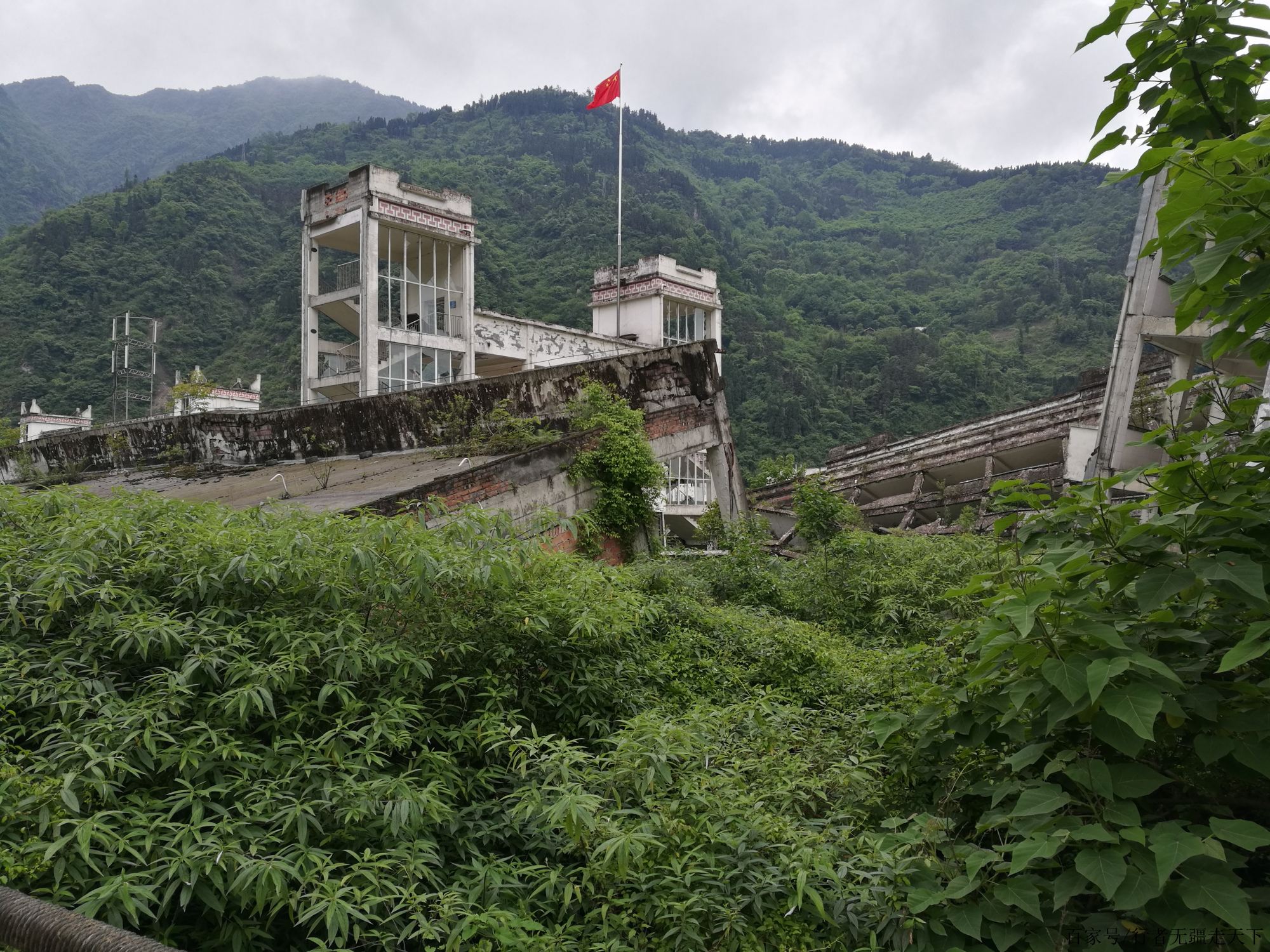 不能忘卻的記憶,汶川映秀鎮漩口中學5.12地震遺址